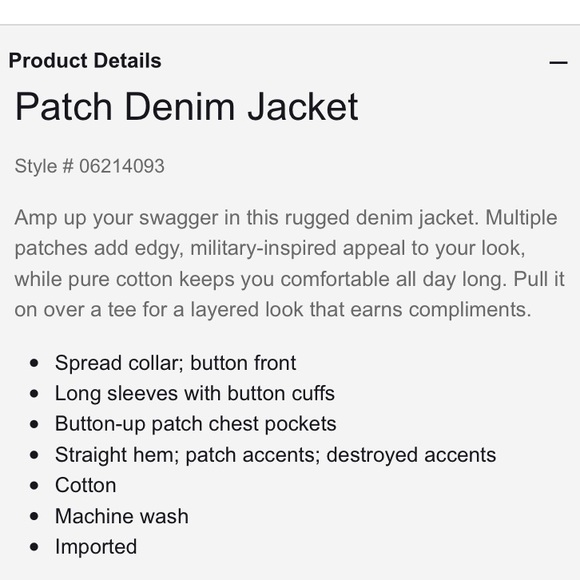 Express denim jacket - Picture 2 of 5